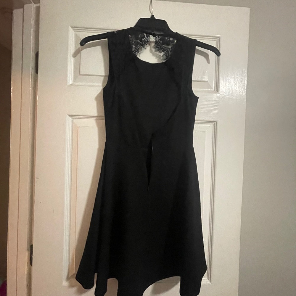 Lulu’s open back skater dress